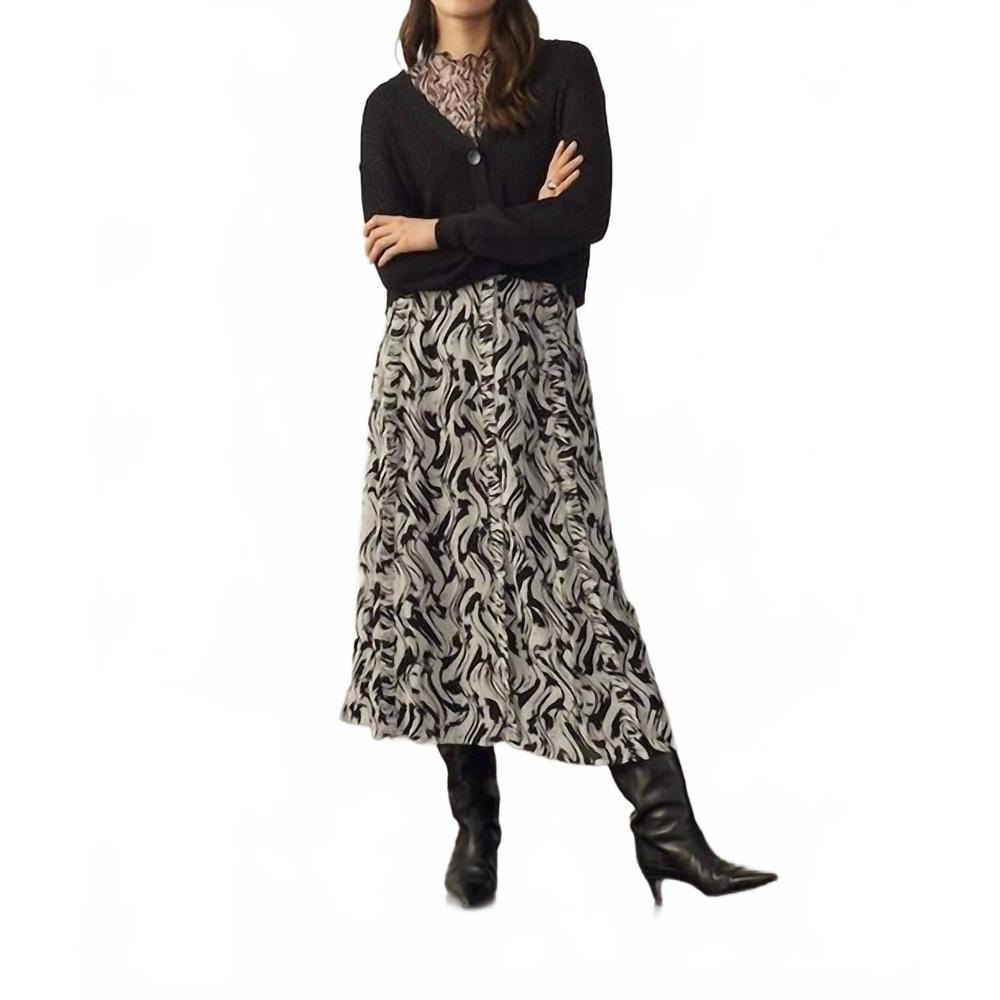 NEW PART TWO deliapw cardigan in black shimmer
